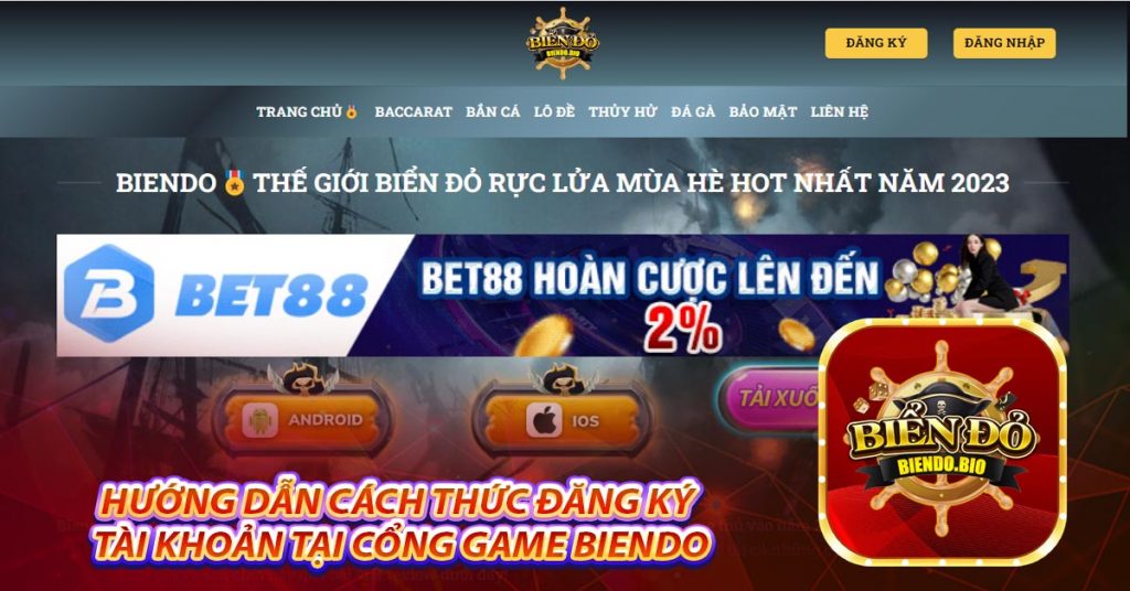 Hướng dẫn cách thức đăng ký tài khoản tại cổng game biendo