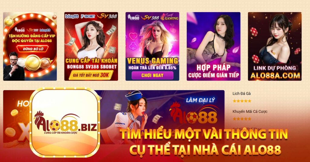 Tìm hiểu một vài thông tin cụ thể tại nhà cái Alo88